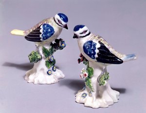 دربي ارقام البلويت c.1760 (بورسلين)